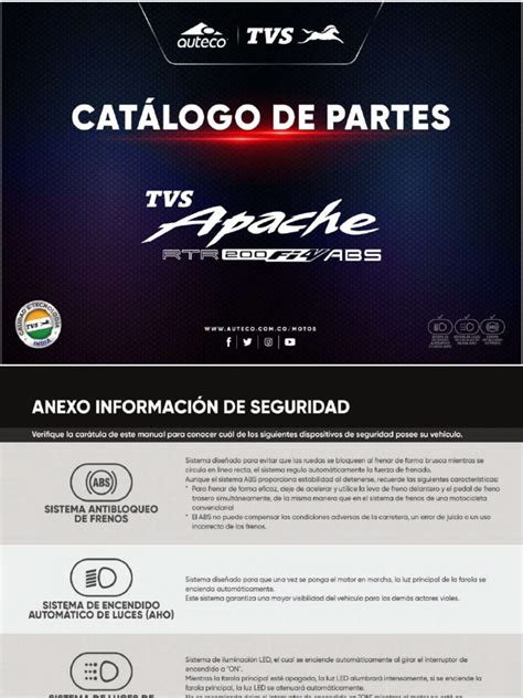 Catalogo De Partes Apache 200