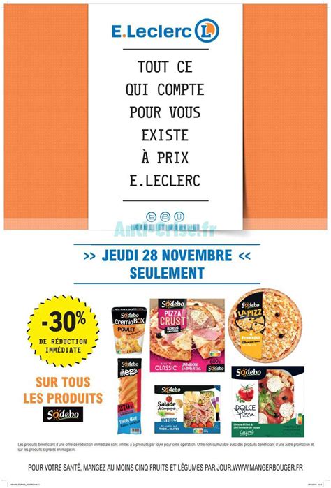 catalogue leclerc 28 novembre