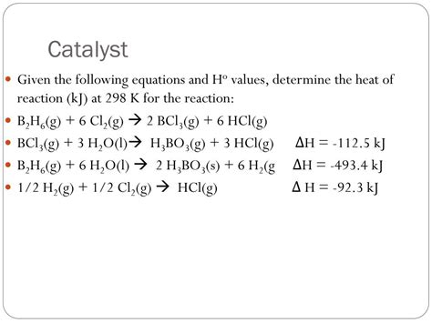 Catalyst Chemical Formula