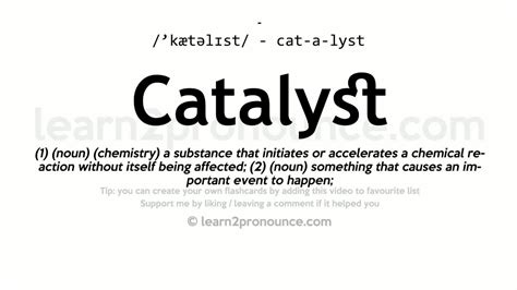 catalyst meaning in business