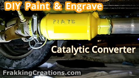 Catalytic Converter Anti Theft Paint