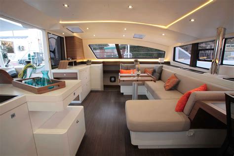 catamaran cabin interior