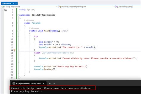 Catch Exception With Specific Message C#