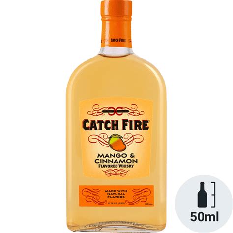 Catch Fire Mango Cinnamon Whiskey