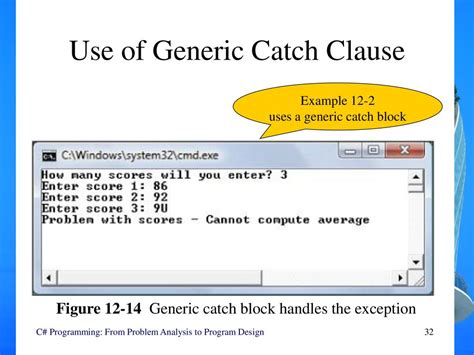 Catch Generic Exception C#