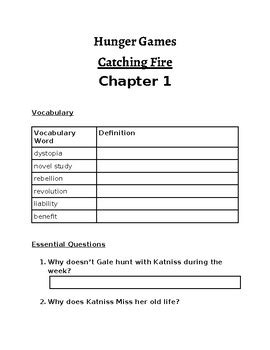 Catching Fire Google Docs