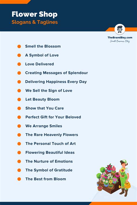 Catchy Flower Phrases