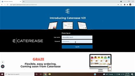 caterease login reset