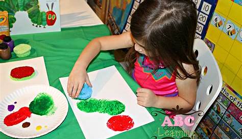 Caterpillar Arts And Crafts For Hungry Carft Idea Kindergarten Preschool