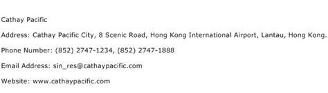 cathay pacific contact number delhi