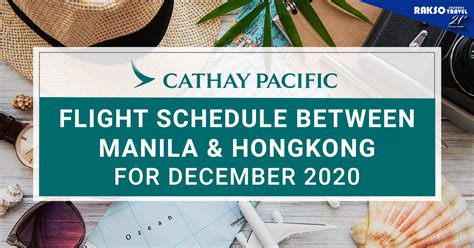 cathay pacific flight schedule to manila