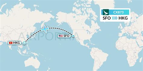 cathay pacific sfo to hkg flight path