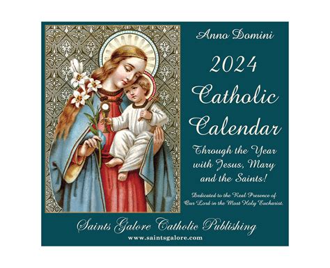 Catholic Calendar For June 2024