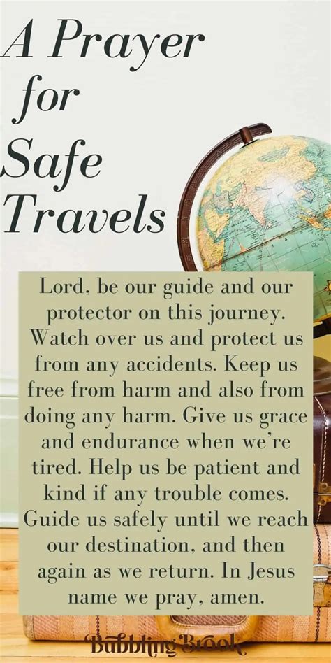 Catholic Prayer For Safe Travel