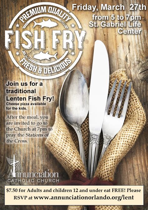 catholic church fish fry lent