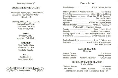 FREE 13+ Sample Catholic Funeral Programs in PDF PSD MS Word