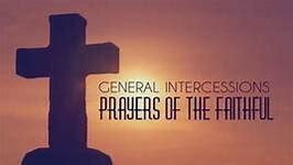 catholic general intercessions prayers 2021
