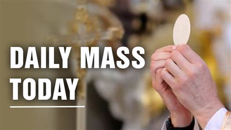catholic holy mass online today schedule