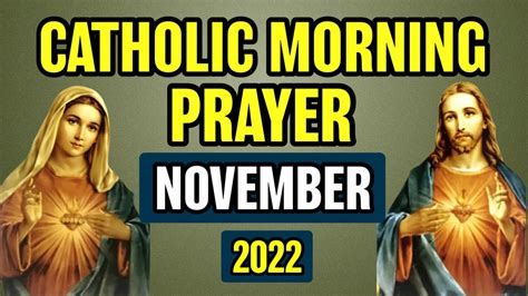 catholic morning prayer november 2022