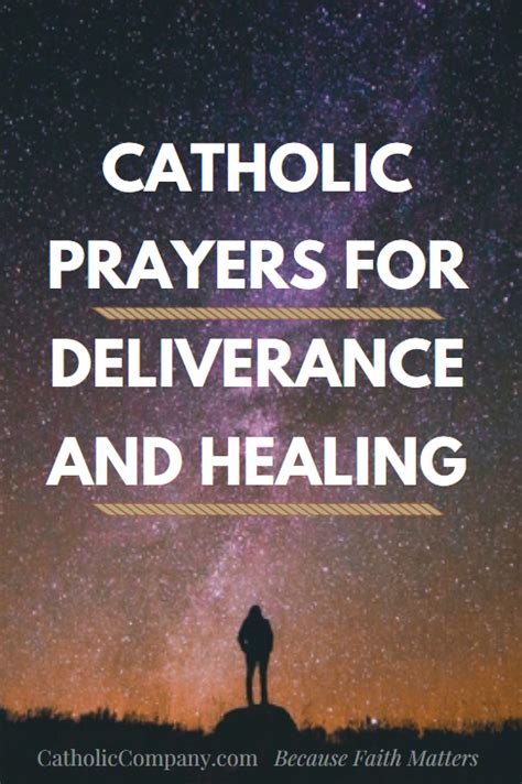 catholic prayers of deliverance