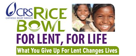 catholic relief services rice bowl
