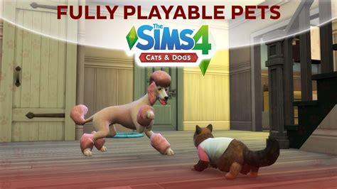cats and dogs mod for sims free