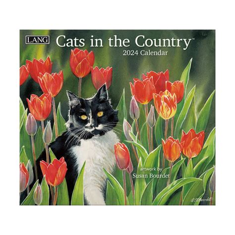 cats in the country calendar 2024