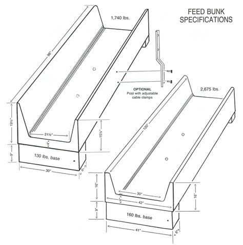 Cattle Feed Trough Plans