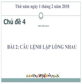 cau lenh lap long nhau