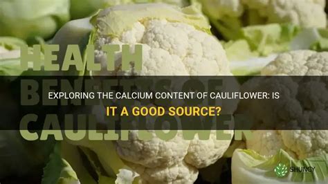 Cauliflower Calcium Value