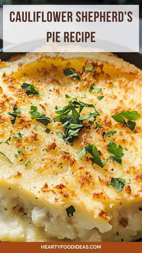 Cauliflower shepherd's pie
