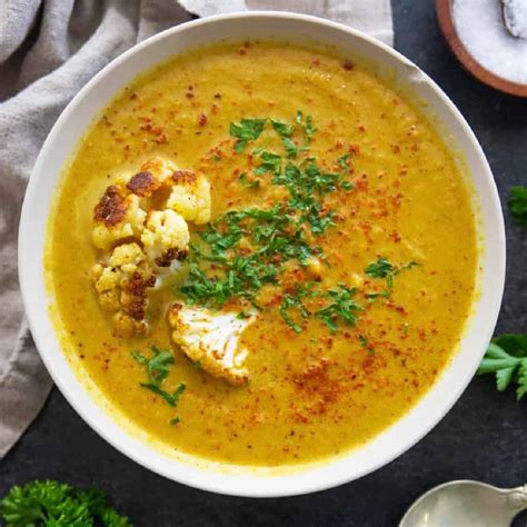 Cauliflower Soup Roasted