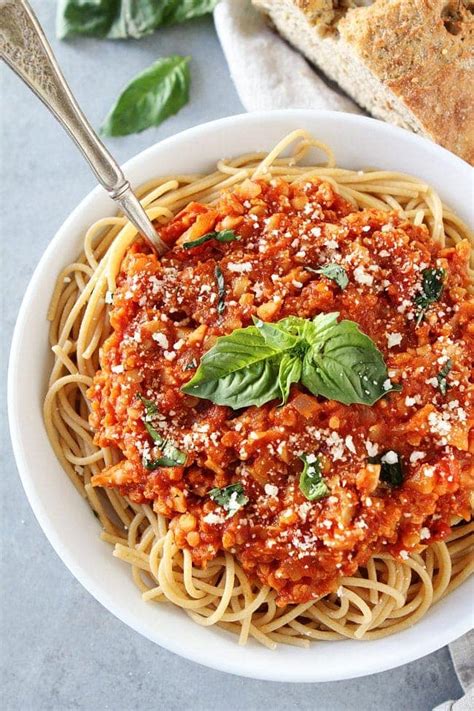 Cauliflower Spaghetti Bolognese