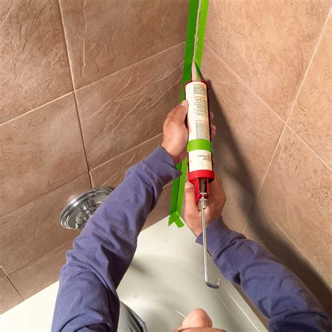 Caulk Around Shower Knob