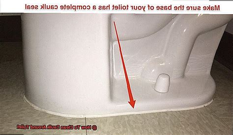 Caulk Around Toilet Code
