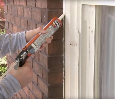 Caulk Around Windows Brick