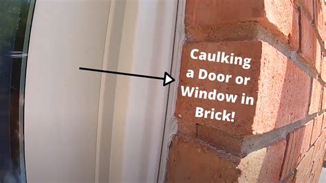 Caulking Windows To Brick