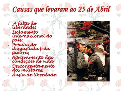 causas do 25 de abril de 1974