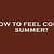 causes of feeling cold in summer