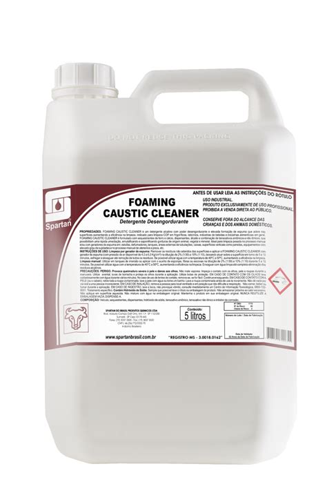 Caustic Foaming