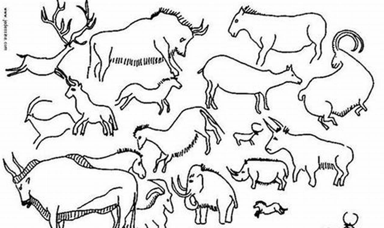 Cave Painting Coloring Pages: Creative & Educational Adventures