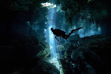 cave diving in cancun
