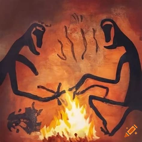 Cave Painting Fire