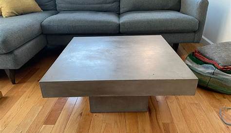 Cb2 Cement Coffee Table