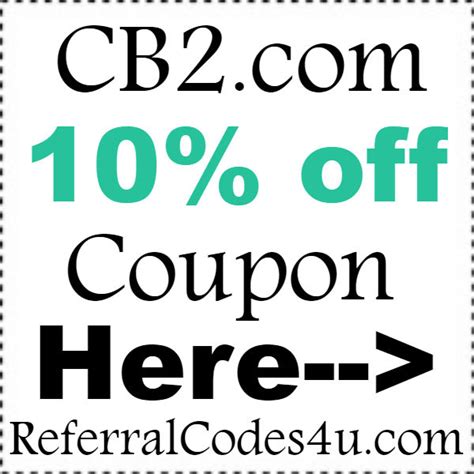 Enjoy Shopping With Cb2 Coupon Code
