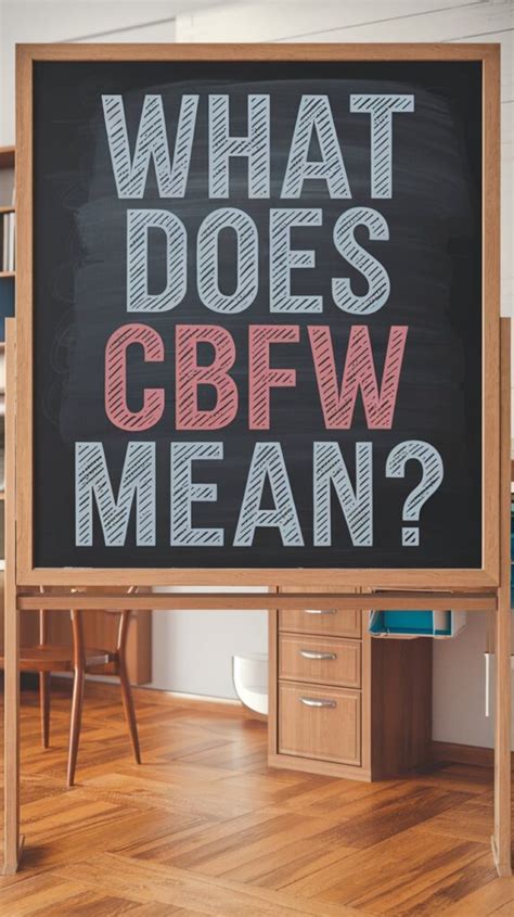 cbfw meaning in text