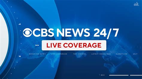 cbs evening news live broadcast