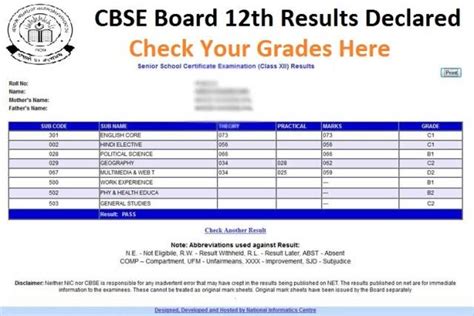 cbse 12 class result date