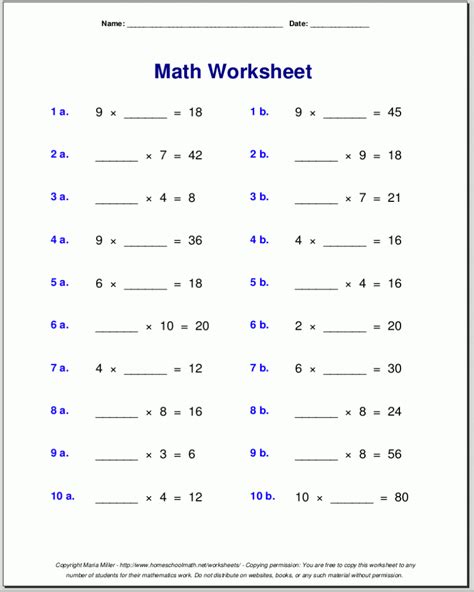 Cbse 4Th Grade Math Worksheets Pdf