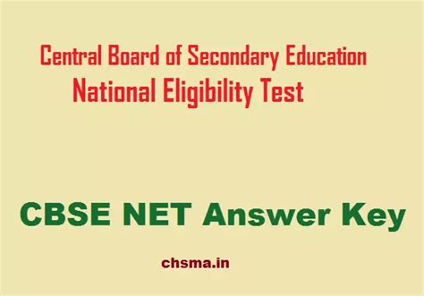 cbse net answer key pdf